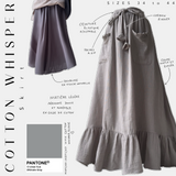 skirt cotton whisper ultimate gray
