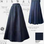 skirt mistral midnight blue
