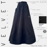 velvet skirt pantone black velvet