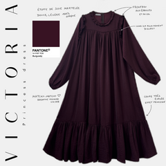 victoria princess dress burgundy